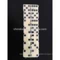 Double Six Domino sets With Leather Box Double Six Sets de domino con caja de cuero